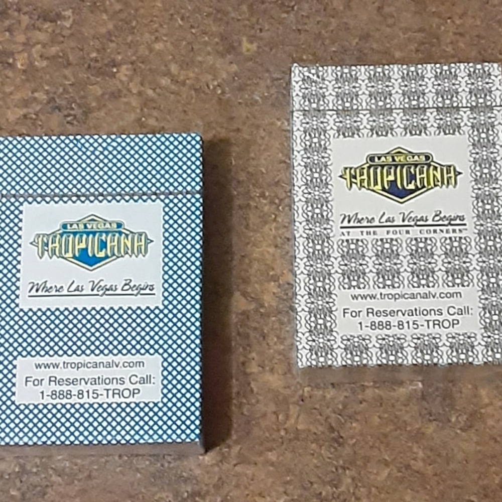Las Vegas Tropicana Collectible Playing Cards -